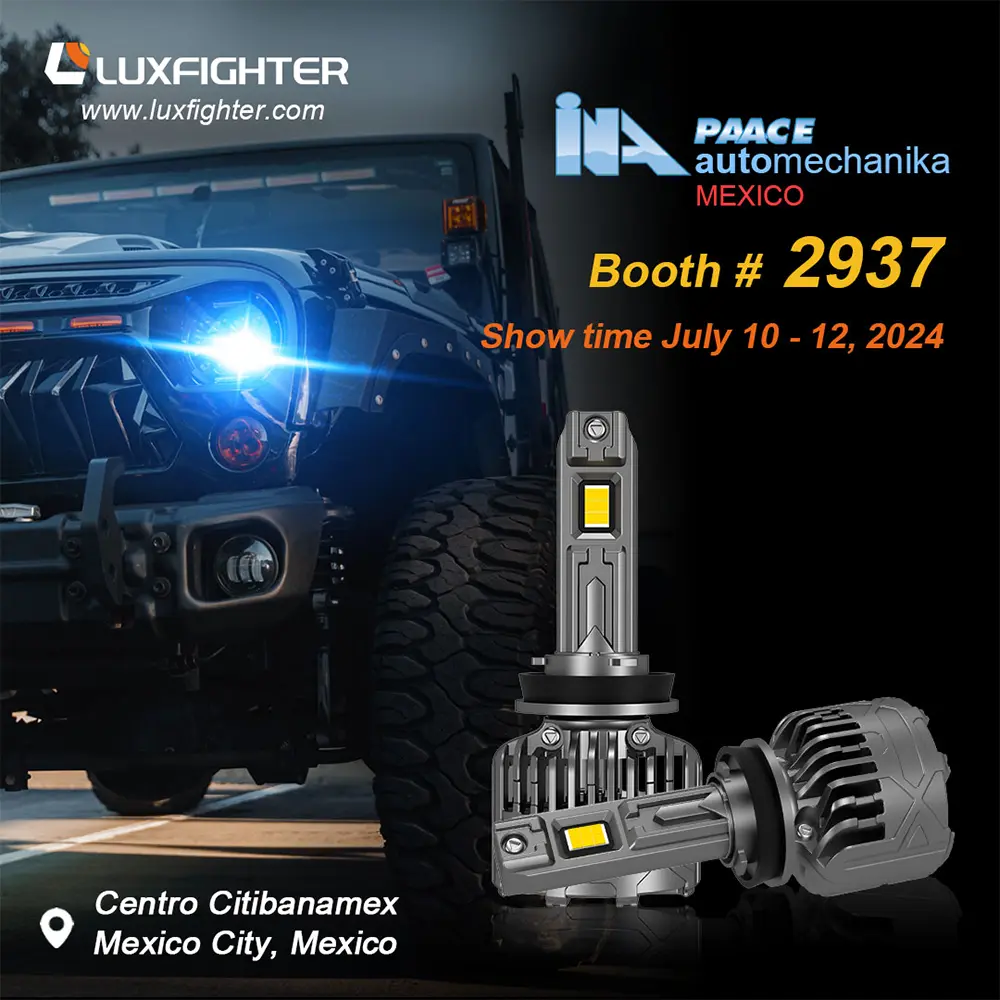 Luxfighter bil LED forlygte 2024 Mexico Ina Paace
