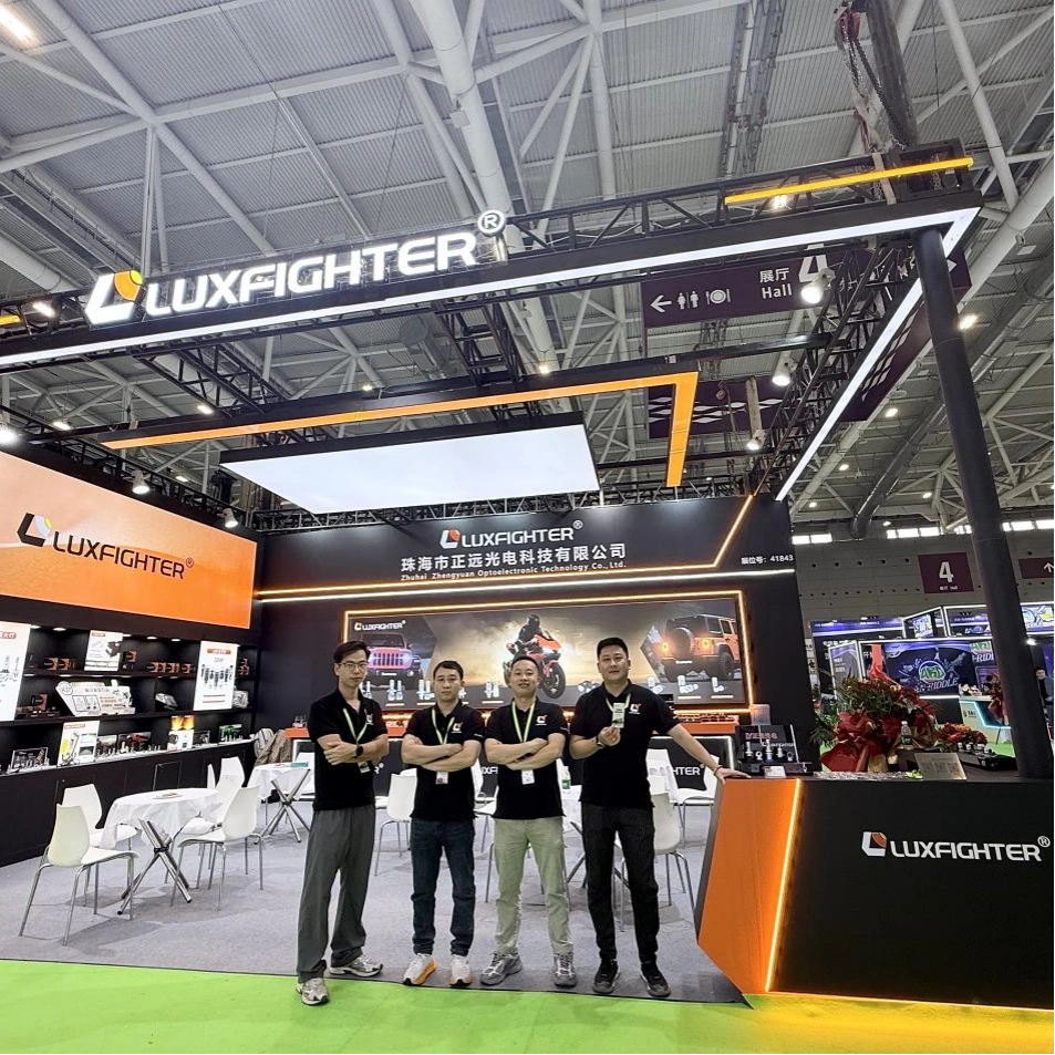 LUXFIGHTER viser premium LED-belysningsløsninger på 2026 Shenzhen Jiuzhou Auto Expo